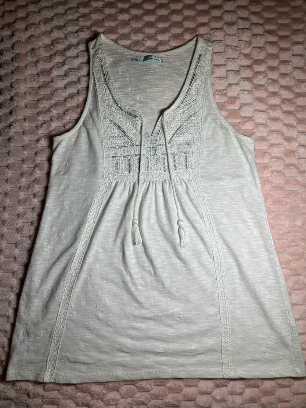 Y2K Maurices Sleeveless Tank with Embroidered